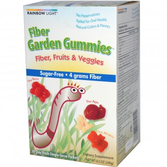 Fiber Garden Gummies, Multi-Fruit Flavors (30 Packets)
