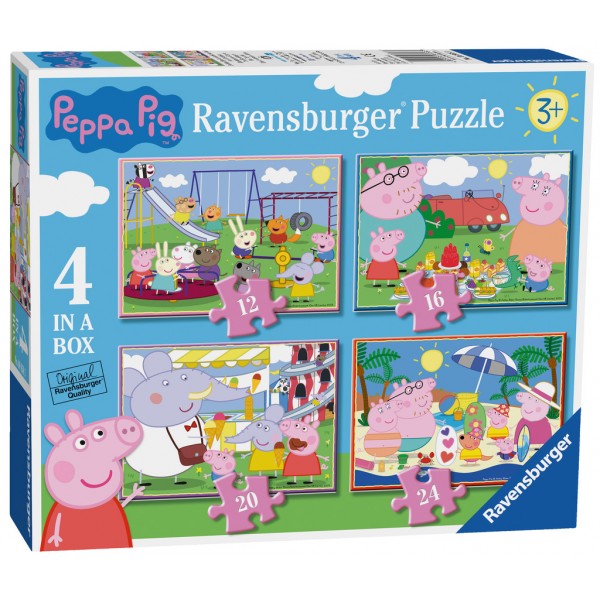 Peppa Pig - Puzzle (4 in 1 Box) - Ravensburger - BabyOnline HK