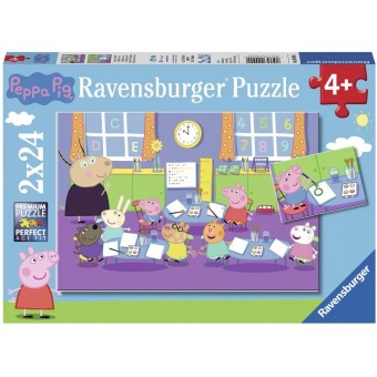 Peppa Pig at Playgroup Puzzle (2 x 24)