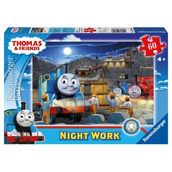 Thomas & Friends - Night Work - Glow in the Dark Puzzle (60pcs)