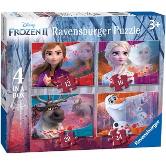 Disney Frozen II - Puzzle (4 in 1 Box)