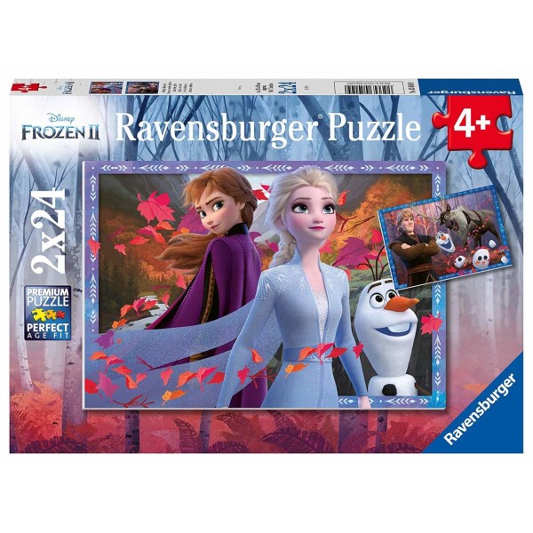 Disney Frozen II - Frosty Adventures Puzzle (2 x 24) - Ravensburger - BabyOnline HK