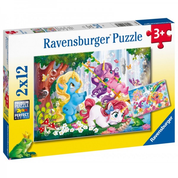 Magische Einhornwelt Magical Unicorn World Puzzles (2 x 12) - Ravensburger - BabyOnline HK