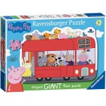 Peppa Pig - Shaped Giant Floor Puzzle - Fun Day Out (24 pcs) - Ravensburger - BabyOnline HK