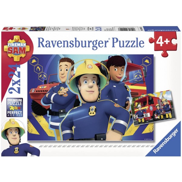 Fireman Sam - Sam Helps You Puzzle (2 x 24) - Ravensburger - BabyOnline HK