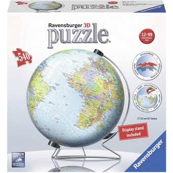 The World on V-Stand 3D Puzzle (540 pieces)