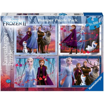 Disney Frozen II - Bumper Puzzle Pack (4 x 100)