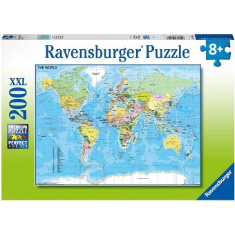 200 XXL Puzzle - World Map