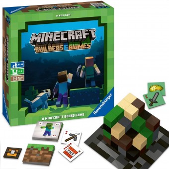 Minecraft - Builders & Biomes Strategy Board Game