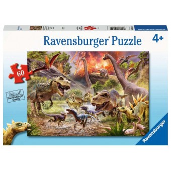Puzzle (60 pcs) - Dinosaur Dash