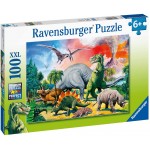 100 XXL Puzzle - Among the Dinosaurs - Ravensburger