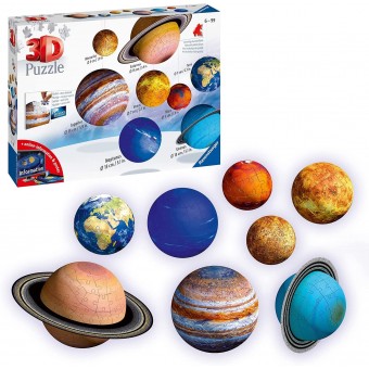 Planetary Solar System 3D Puzzle (522 pieces)