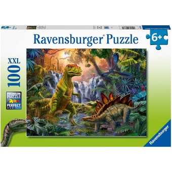 100 XXL Puzzle - Dinosaur Oasis