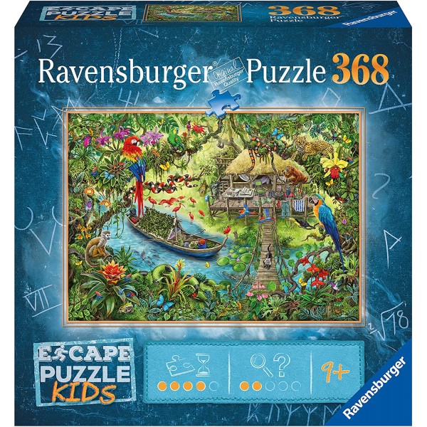 Escape Puzzle Kids - Jungle 368 piece Mystery Jigsaw Puzzle - Ravensburger - BabyOnline HK