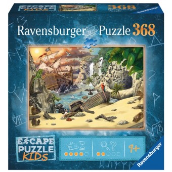 Escape Puzzle Kids - Pirate's Peril 368 piece Mystery Jigsaw Puzzle