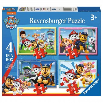 Paw Patrol (Friends Ready for Adventure!) - 拼圖 (4 in 1 Box)