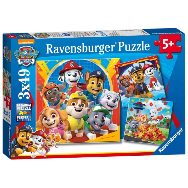 Paw Patrol (Just Yelp for Help) - Puzzle (3 x 49) - Ravensburger - BabyOnline HK