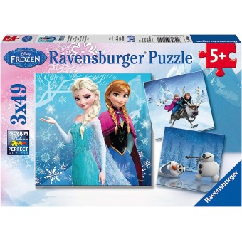 Disney Frozen (Winter Adventures) - Puzzle (3 x 49)