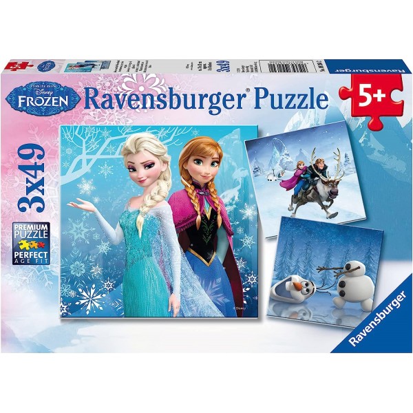 Disney Frozen (Winter Adventures) - Puzzle (3 x 49) - Ravensburger - BabyOnline HK