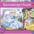 Disney Princess (Belle, Cinderella and Rapunzel) - Puzzle (3 x 49)