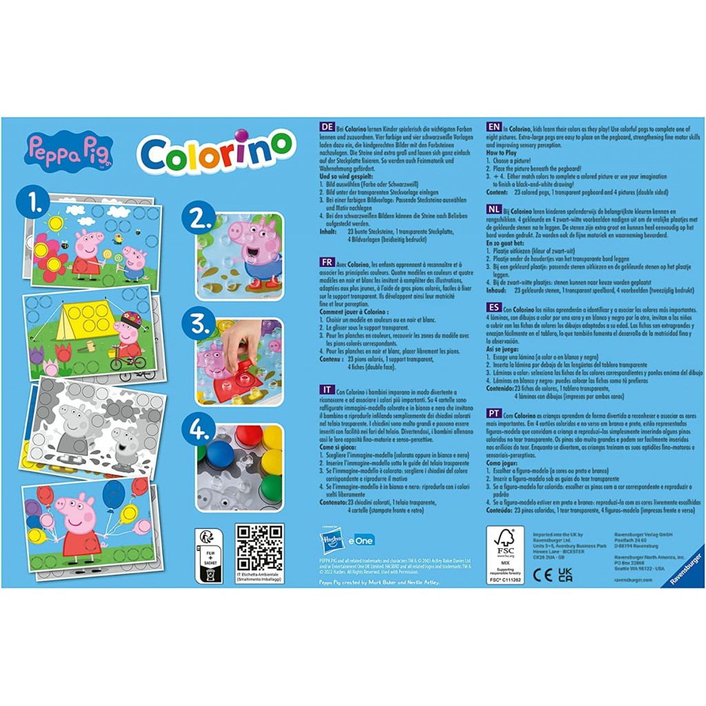 Ravensburger Colorino – My First Game of Colors for Kids Ages 2 and Up