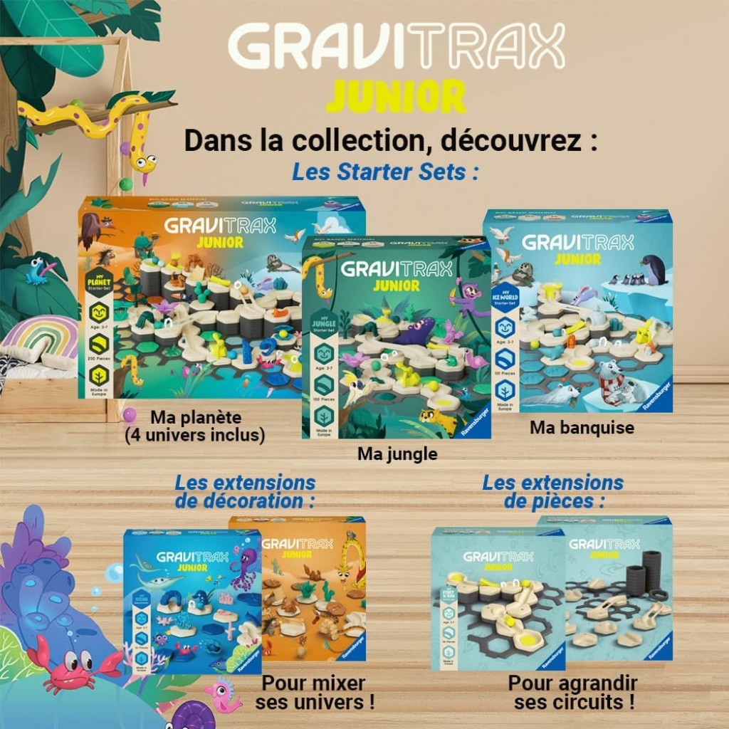 Ravensburger Launches New GraviTrax Junior: My Jungle Starter Set - The Toy  Book