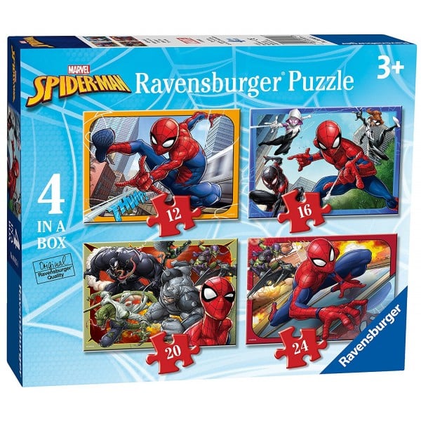 Marvel Spiderman - Puzzle (4 in 1 Box) - Ravensburger - BabyOnline HK