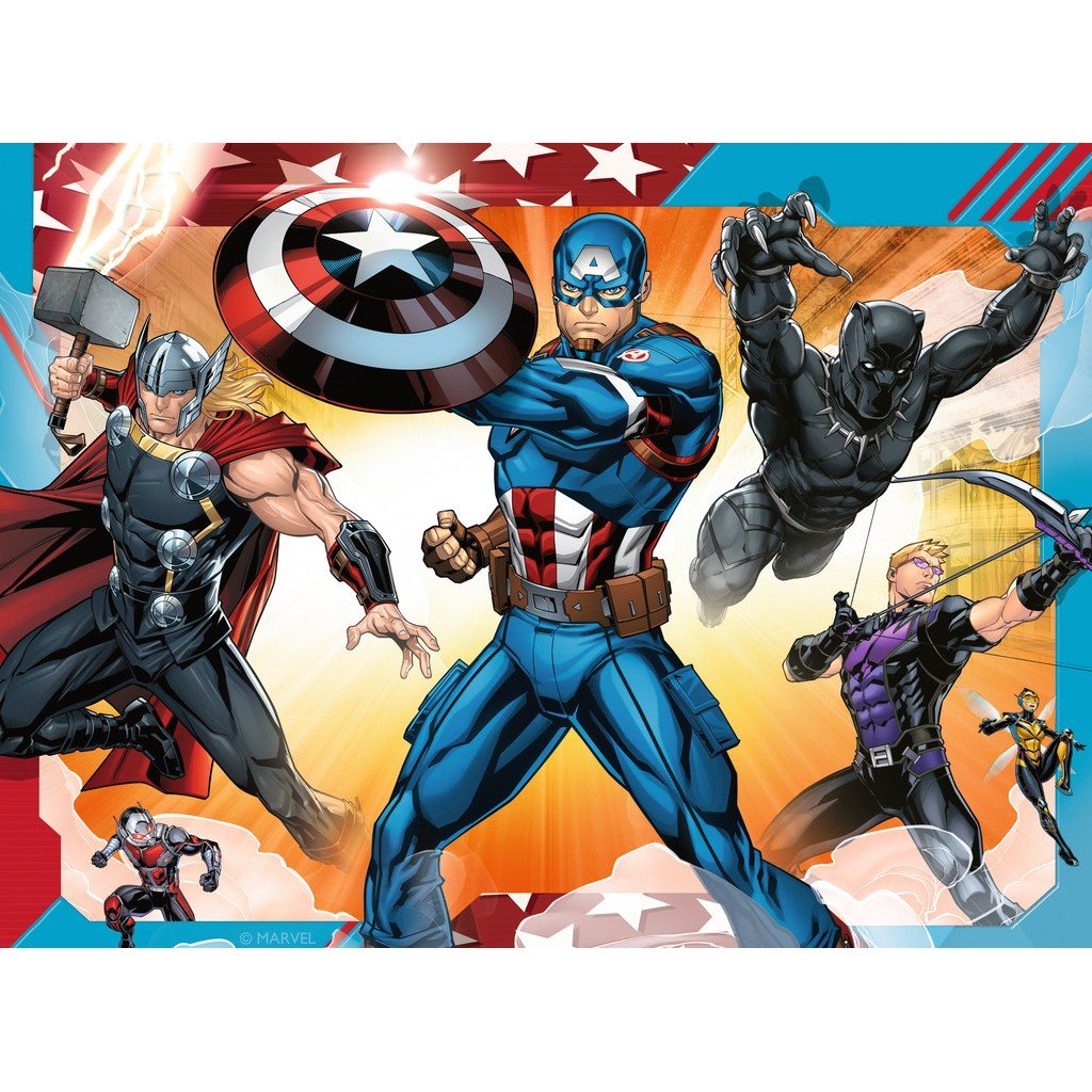 PUZZLE RAVENSBURGER PUZZLE 4IN1 AVENGERS A 