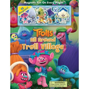 DreamWorks Trolls - All Around Troll Village (Magnetic Book)