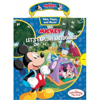 Mickey & Friends - Let's Explore Outdoors - A CarryAlong Play Book