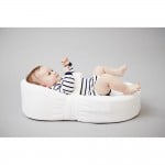 Cocoonababy Nest (with fitted sheet) - Fleur de coton (Dreamy Cloud) - Red Castle