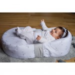 Cocoonababy Nest (with fitted sheet) - Fleur de coton (Dreamy Cloud) - Red Castle