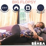 Big Flopsy 孕婦及寶寶護理枕 - 平織布 灰色 - BEABA - BabyOnline HK