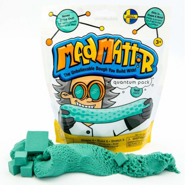 Mad Mattr - Non-Drying Modeling Dough 10oz (Teal) - Relevant Play - BabyOnline HK