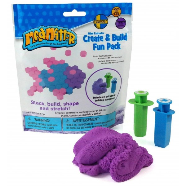Mad Mattr - Mini Extruder Create & Build Fun Pack (Purple) - Relevant Play - BabyOnline HK