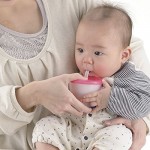 Aqulea - Straw Training Mug 150ml - Red/Blue - Richell - BabyOnline HK