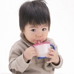 Aqulea - Straw Training Mug 150ml - Red/Blue - Richell - BabyOnline HK