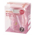 Aqulea - Straw Bottle Mug (Twinkle Star) 200ml - Richell - BabyOnline HK