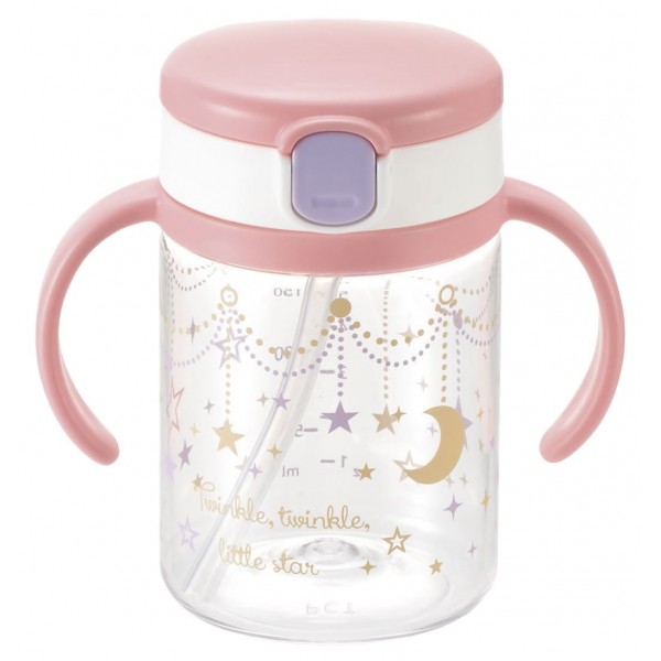 Aqulea - Straw Bottle Mug (Twinkle Star) 200ml - Richell - BabyOnline HK