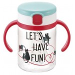 Aqulea - Straw Bottle Mug Set (Let's Have Fun) - Richell - BabyOnline HK