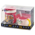 Kinpro - Clear Straw Bottle Mug Set MR - Richell - BabyOnline HK
