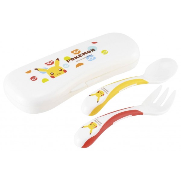 Pokemon Easy-Grip Spoon & Fork with case - Richell - BabyOnline HK