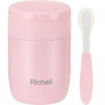 Stainless Steel Baby Food Jar - 350ml (Pink) - Richell - BabyOnline HK
