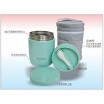 Stainless Steel Baby Food Jar - 350ml (Mint) - Richell - BabyOnline HK