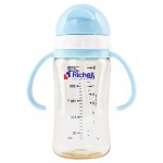 PPSU Straw Bottle 260ml (Blue) - Richell - BabyOnline HK