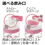 Aqulea R - Step Up Bottle Mug Set 450ml (Pink) - Richell - BabyOnline HK