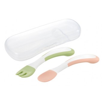 TLI - Easy-Grip Spoon & Fork with Case
