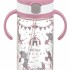 Aqulea R - Straw Bottle Mug 320ml (Pink)