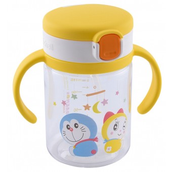 Aqulea - Doraemon Straw Bottle Mug 200ml (Yellow)