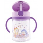 Aqulea - Doraemon Straw Bottle Mug 200ml (Purple) - Richell - BabyOnline HK